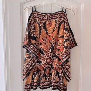 Off the shoulder sheet blouse